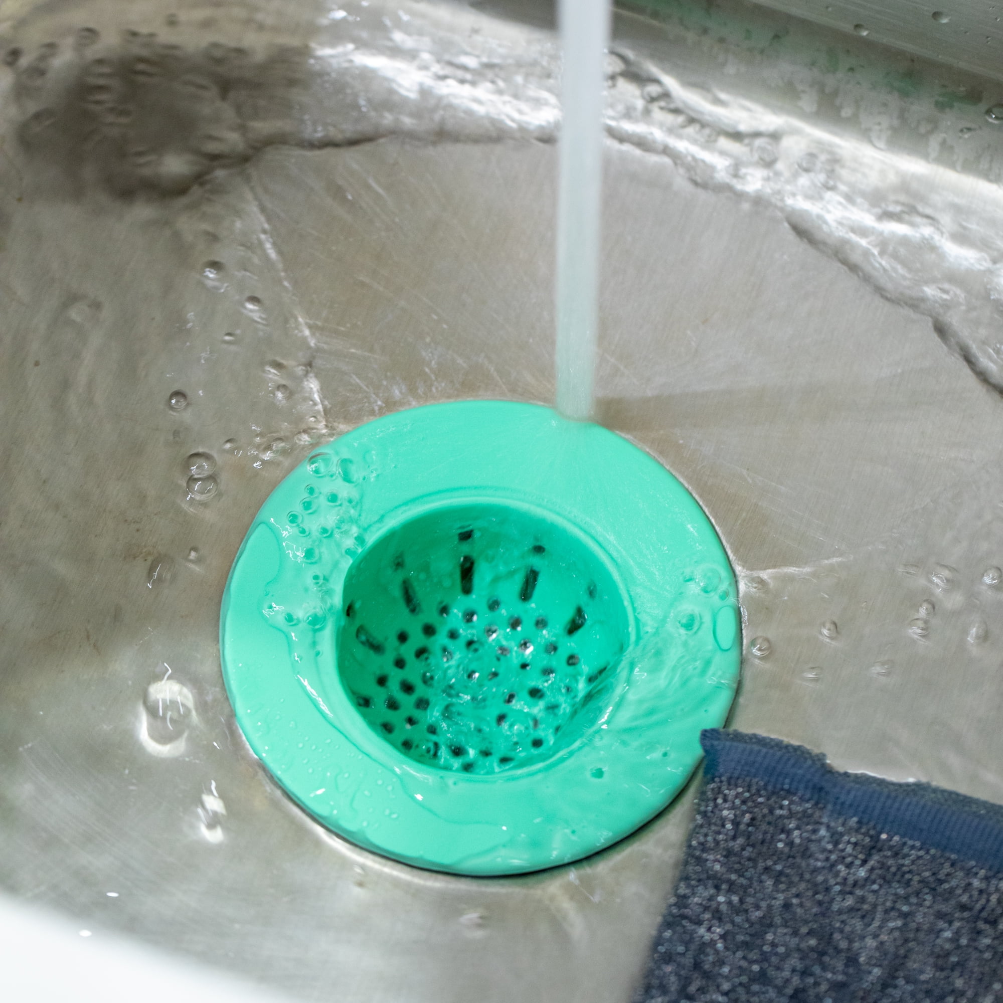 Thyme & Table Silicone Kitchen Sink Strainer, Mint