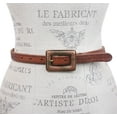 thumbnail image 2 of Leatherock Perforated Leather Belt With Rectangular Buckle, 2 of 2