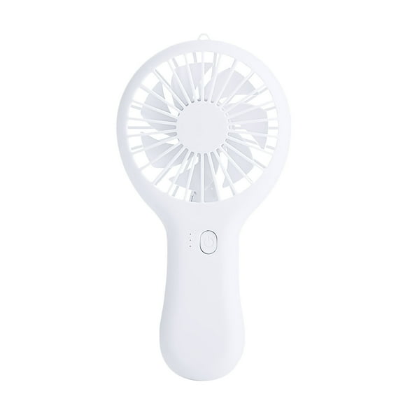 RoamHome Electric Mini Fan Charging Small Fans USB Rechargeable Handheld Battery Powered Portable Fans Personal Cooling Fan That Blows Cold Air (White)