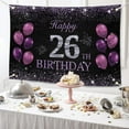 thumbnail image 5 of Happy 26th Birthday Banner,  Happy Birthday Party Decorations, Birthday Supplies Backdrop Décor, 5.9 X 3.6 Ft, 5 of 6