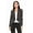 Charcoal, variant on Women's Elegant Solid Stretch Open Front Long Sleeve Blazer Jacket