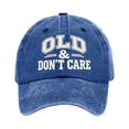 thumbnail image 3 of Washed Baseball Cap for Outdoor Sports and Everyday Wear with Printed Design for All-Season Versatility, 3 of 3