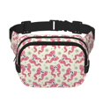 thumbnail image 1 of Easygdp Bow With Sugar Skull Fanny Packs para Mujeres y Hombres, Bolsa de Cinturón, Bolsos de Cruz para Trabajo/Correr/Senderismo, 1 of 9
