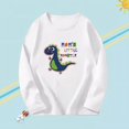thumbnail image 1 of 2023 Printemps T-shirts à Manches Longues pour Enfants Coton Col Rond Garçon Tee Automne T-shirts Grand Garçon Automne Blanc 2 14T, 1 of 5