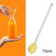 thumbnail image 4 of 10 Unids de Té Resistente Al Calor Espresso O Agitadores de Té Conmovedor Cucharilla de para Amarillo Soledad cucharas de cafe, 4 of 10