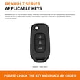 thumbnail image 4 of Accesorio de carcasa para llave de coche para Renault Kwid 2023 Kadjar Captur Megane Sandero Stepway Logan Clio 5 2022 Arkana 2020 2021, 4 of 5