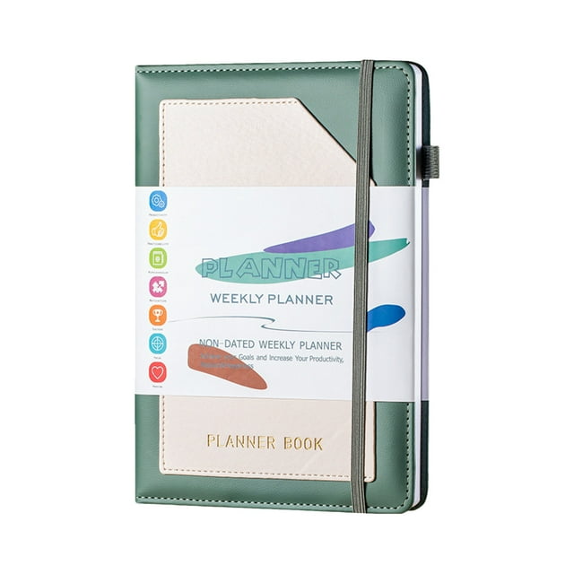 Vaidha Undated Schedule Book Planner Weekly Plan Book A5 Monthly Plan Notebook English Book