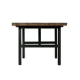thumbnail image 6 of Pomona Metal and Reclaimed Wood Dining Table, Rustic Natural, 6 of 10