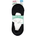 thumbnail image 3 of Peds Women's Cushion Super Low Cut No Show Liners, Shoe Sizes 5-10, 5-10W and 8-12, 3 Pairs, 3 of 6