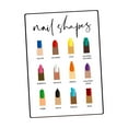 thumbnail image 1 of BELOVING Nail Shape Display DIY Fashion Design Nails Color Display Board Nail Art Tool E, 1 of 10
