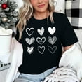 thumbnail image 4 of Tbopshirt Valentine's Day T-Shirts for Women Tees,Plus Size Womens Tops,Women Valentines Day Short Sleeve Heart Printed T-Shirt Novelty Graphic S-XXXL, 4 of 4
