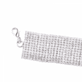 thumbnail image 4 of Rhinestone Statement Necklace for Women, Tassel Bib Choker C, 4 of 5