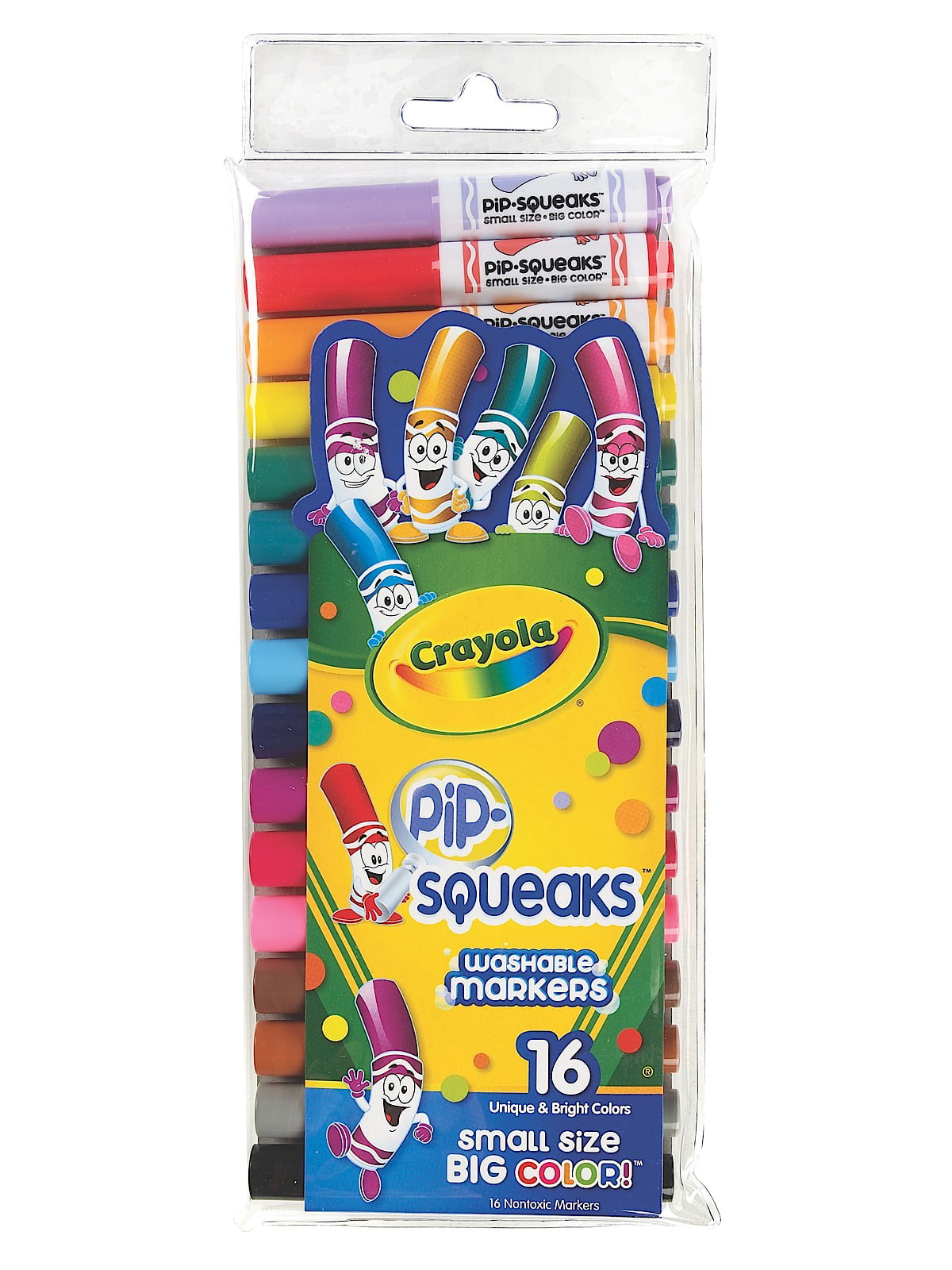 Crayola Mkr,4ct fl P/squeak,wh,24pk, Assorted