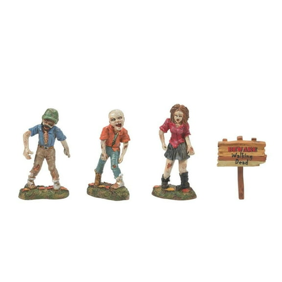 Zombie Crawl Set of 4 6009818 New 2022