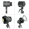 thumbnail image 3 of COLBOR COLBOR CL60 Compact Studio LED Video Light 65W Photography Fill Light 2700K-6500K Dimmable CRI97+ 10 Effect Modes APP Remote Control 2 Inch Large LCD Screen with Bowens Mount Reflector Carr, 3 of 7