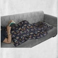 thumbnail image 6 of Adventure Cartoon Soft Flannel Fleece Throw Blanket, Camping Concept of Wild Forest Animals Animals Moose Fox Deer and Bear, Cozy Plush for Indoor and Outdoor Use, 50" x 60", Multicolor, by Ambesonne, 6 of 6