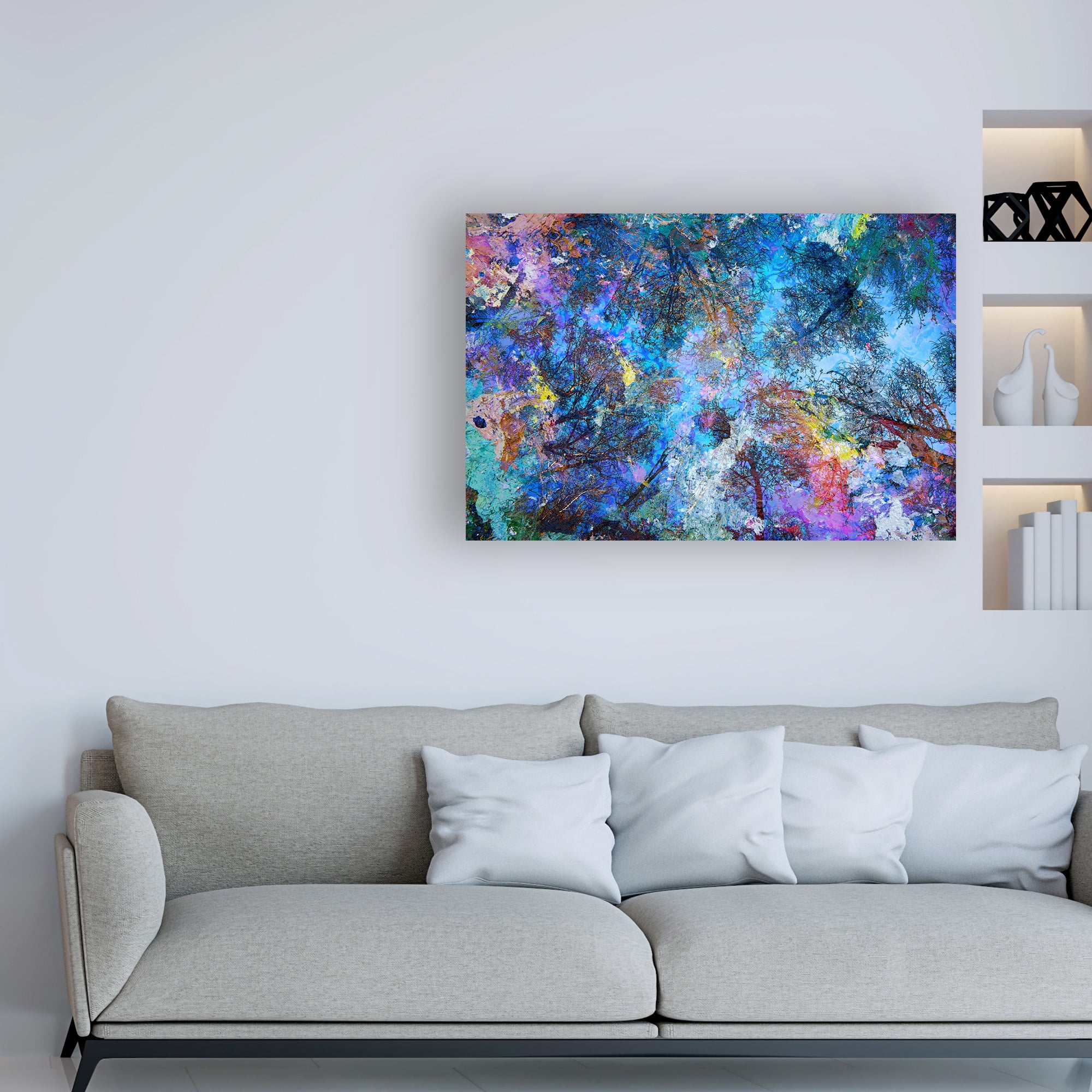 Trademark Fine Art 'Dreaming up to the Trees' Canvas Art by Michael Broo