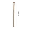 thumbnail image 2 of Unique Bargains 1 Pc Portable Eyeshadow Brush Large Light Coffee Color Nylon Hair Aluminum Tube Plastic Handle, 2 of 5