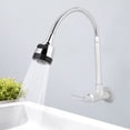 thumbnail image 1 of llave de pared para lavabo llave mezcladora para cocina de pared llave lavabo pared grifo agua fria monomando fregadero accesorios lavadero llaves tarja plegable mezclador ANGGREK llave de pared para, 1 of 2