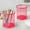 #4, variant on Rkxzt Pen Holder Metal Mesh Pen Cup Desk Organizer Pencil Holder Storage Jar for Office Home Supplies 7.5x7.5x9.5cm Home Garden