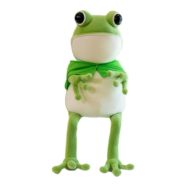 Frog Plush Toy Green Plush Frog Toy Stuffed Animal Toy for Living Room Sofa  Girl 60cm