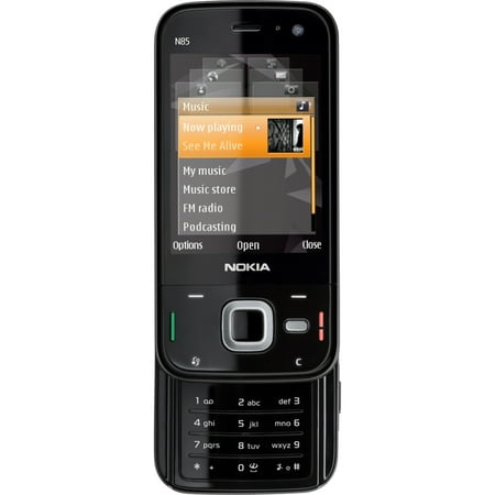 Nokia N N85 78 MB Smartphone, 2.6" OLED320 x 240, Symbian OS 9.3, Copper