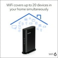 thumbnail image 5 of NETGEAR WiFi 6 Router (RAX9) – Security Features, AX1800 Wireless Speed (Up to 1.8 Gbps) - Covers up to 1,500 sq. ft., 20 Devices, 5 of 8