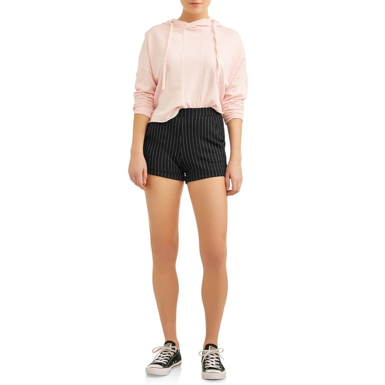 Pinstripe shorts juniors online