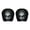 #C, variant on 2Pcs Ghost Face Headrest Covers, Scary Face Printing Auto Seat Universal Elastic Models Headrest Protector with Glowing-Eye Effects Cover Funny Decoration for Car Interior Vehicle Truck SUV