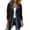 Coffee, variant on Denim Patchwork Jackets for Women Corduroy Shacket Shirts Long Sleeve Button Down Knit Blazer Denim Trimmed Sweater Jacket Casual Collared Workout Fall Fashion Outfits