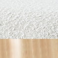 thumbnail image 2 of Morden Fort White Boucle Dining Chairs Set of 2, Armless Dining Chairs with Wood Grain Metal Legs for Kitchen, Living Room, Apartment, 2 of 7