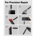 thumbnail image 2 of HOTO 25-in-1 Mini Electric Screwdriver, 3.7V Precision Screwdriver Set, USB-C Rechargeable, Compact Magnetic Tool for Phone, Laptop, Camera, 2 of 8