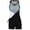 Dark Gray, variant on Plus Size Women's Tummy Control Tankini Set with Built-in Bra – Flattering Boho Swimwear with Shorts, Quick-Dry