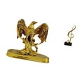 thumbnail image 4 of Escultura,Estatua de resina,figura decorativa para el hogar.,Esculturas de animales coleccionables,Figura de escritorio,Escultura de nota musical para escritorio,oficina,decoración del hogar, 4 of 7