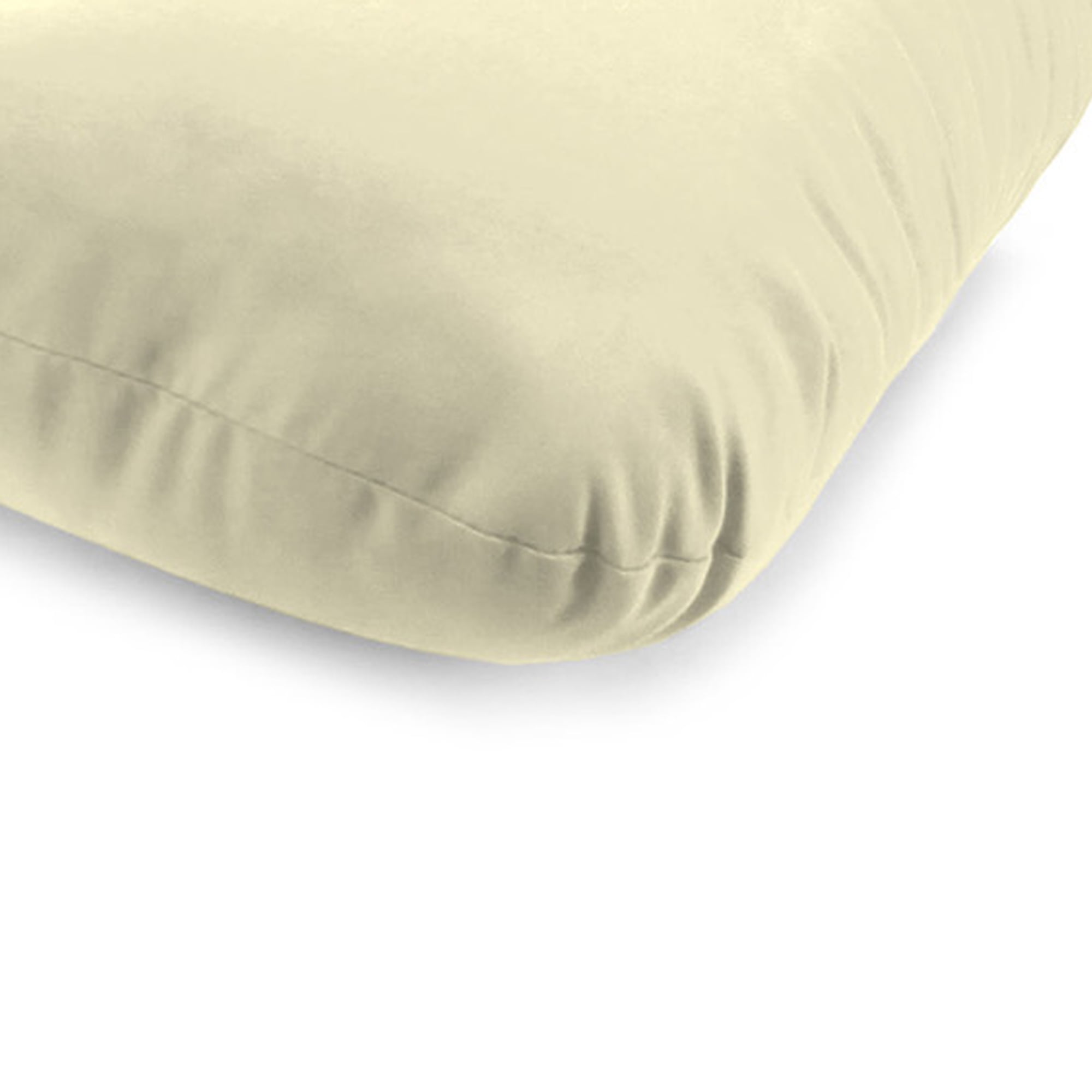 Jordan Manufacturing Sunbrella 74" x 22" Canvas Beige Solid Rectangular Outdoor Chaise Lounge Cushion with Ties and Hanger Loop