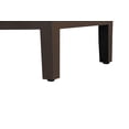thumbnail image 5 of 59" Accent Storage Cabinet, Modern Multi-Function Storage Sideboard with 4 Doors, Wooden Country Retro Floor Cabinet for Living Room, Dining Room, Hallway, Entryway, Coffee, 5 of 9