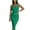 Green, variant on Mrat Womens Ribbed Squares Neck Dress Sleeveless Tank Stretchy Long Dresses Club Pencil Dress Ladies Dresses S-119 White M