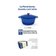 thumbnail image 3 of 3.5 Litre Kitchen Star Cast Iron Dutch Oven 24cm, Blue, 3 of 6