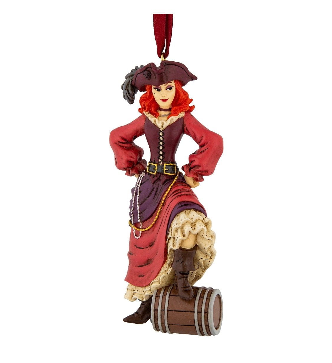 Disney Parks Pirates of the Caribbean Redhead Hand Painted Ornament New  with Tag - Walmart.com - Walmart.com
