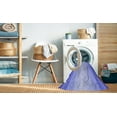 thumbnail image 2 of Ahgly Company Machine Washable Indoor Rectangle Transitional Jeans Blue Area Rugs, 7' x 10', 2 of 7