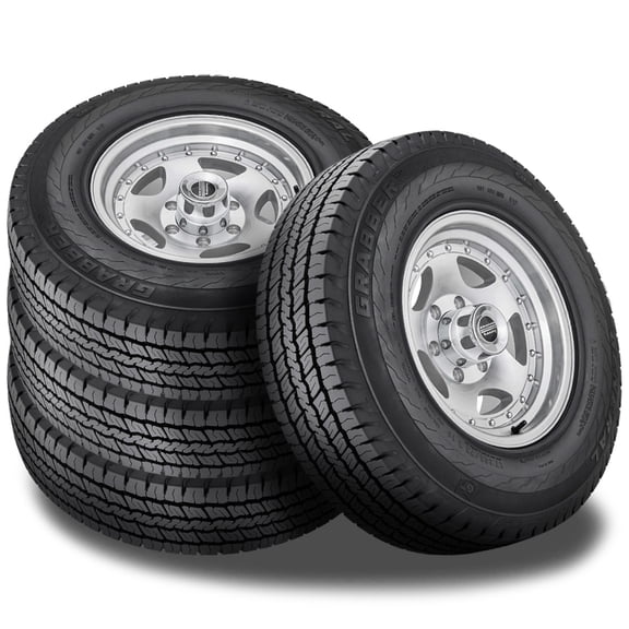 4 General Grabber A/TX 285/60R18 122/119S All Terrain 3PMSF 50K Mileage 10 PLY 4508250000 / 285/60/18 / 2856018