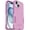 Run Wildflower (Pink), variant on OtterBox iPhone 16e (Only) - Commuter Series Case - Run Wildflower (Pink) - Slim & Tough - Pocket-Friendly - with Port Protection - Non-Retail Packaging