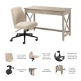 thumbnail image 3 of Key West 48W x 24D Writing Desk and Chair Set in Washed Gray - Engineered Wood, 3 of 9