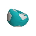 thumbnail image 1 of Puff balón de Soccer Kids LUNICS Azul Turquesa/Blanco, 1 of 4