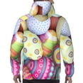 thumbnail image 6 of Bingfone Colorful Easter Eggs Men'S Drawstring Hoodie Long Sleeve Pocket Sweatshirts-X-Large, 6 of 9