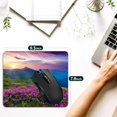 thumbnail image 3 of Nature Purple Flowers Meadow Mountain Mouse Pad Computer Desk Accessory with NonSlip Rubber Base, Perfect for Laptop Users, Adds a Touch of Serenity to Your Workspace, 9.5x7.9 Inch, 3 of 6