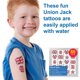 thumbnail image 3 of 60x tatuajes etiqueta de embalaje impermeable para accesorios de disfraces, 3 of 8