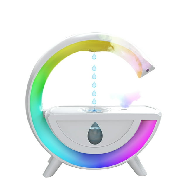 Mistaha Artistic Anti-Gravity Humidifier with Integrated Switch Design - 350ml Capacity, Colorful Lights, Double Power-Off Protection - USB Powered, Fast Humidification Speed