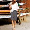 thumbnail image 4 of HAIJIE Swim Board Shorts Stretchy High Waisted Beach Shorts Womens Board Shorts for Girlfriend Summer Daily Wear, 4 of 6