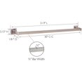 thumbnail image 4 of Design House 539155 Mill Bridge Towel Bar 30", 4 of 4
